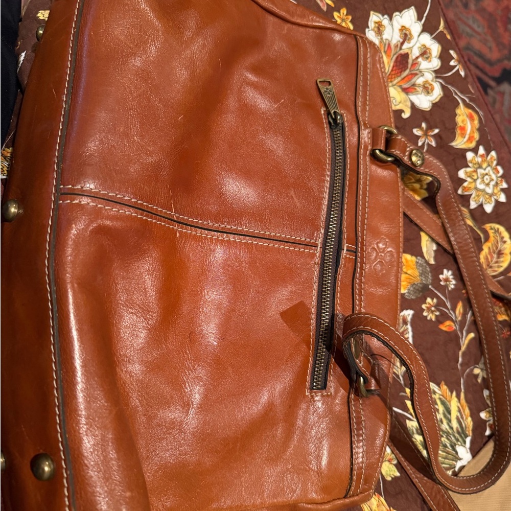 Patricia Nash Tan Leather Tote - Picture 2 of 16